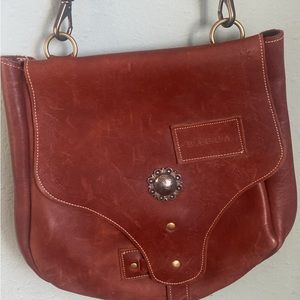 Leather Saddle Bag crossbody